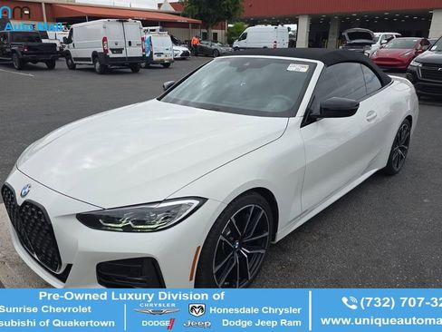 Used 2021 BMW 430i Convertible w/ M Sport Package RWD image 1