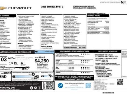 New 2026 Chevrolet Equinox EV LT