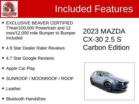 Used 2023 MAZDA CX-30 AWD 2.5 S w/ Preferred Package image 4