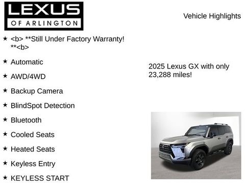 Certified 2025 Lexus GX 550 AWD/4WD image 8
