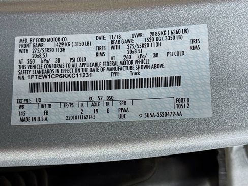 Used 2019 Ford F150 XLT w/ Equipment Group 302A Luxury RWD image 39