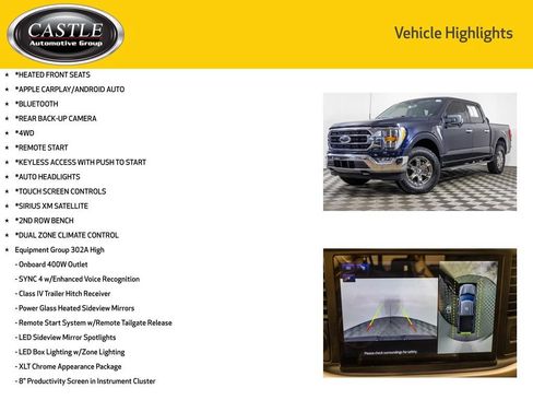 Used 2021 Ford F150 XLT w/ Equipment Group 302A High AWD/4WD image 3