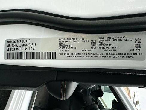 New 2025 Jeep Grand Cherokee L Overland w/ Advanced Protech Group III image 36