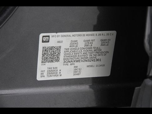 Certified 2022 Chevrolet Equinox RS w/ RS Leather Package AWD/4WD image 22