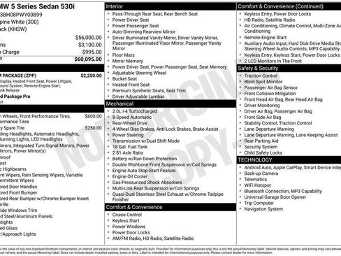 Used 2023 BMW 530i w/ Premium Package image 33