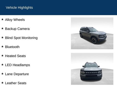 Used 2022 Ford Bronco Sport Outer Banks w/ Tech Package image 2