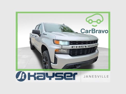 Used 2021 Chevrolet Silverado 1500 Custom w/ LPO, Dark Essentials Package AWD/4WD image 1