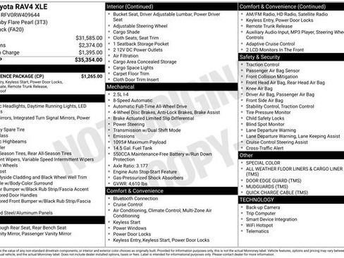 Used 2024 Toyota RAV4 XLE w/ Convenience Package image 7