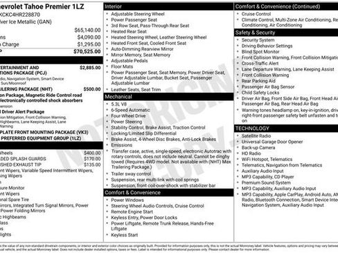 Used 2017 Chevrolet Tahoe Premier AWD/4WD image 18