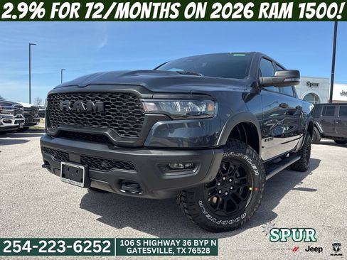 New 2026 RAM 1500 Rebel w/ Rebel Level 1 Equipment Group AWD/4WD image 1