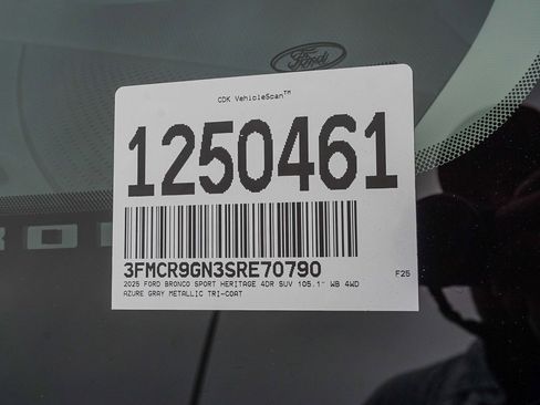 New 2025 Ford Bronco Sport Heritage w/ Convenience Package image 26