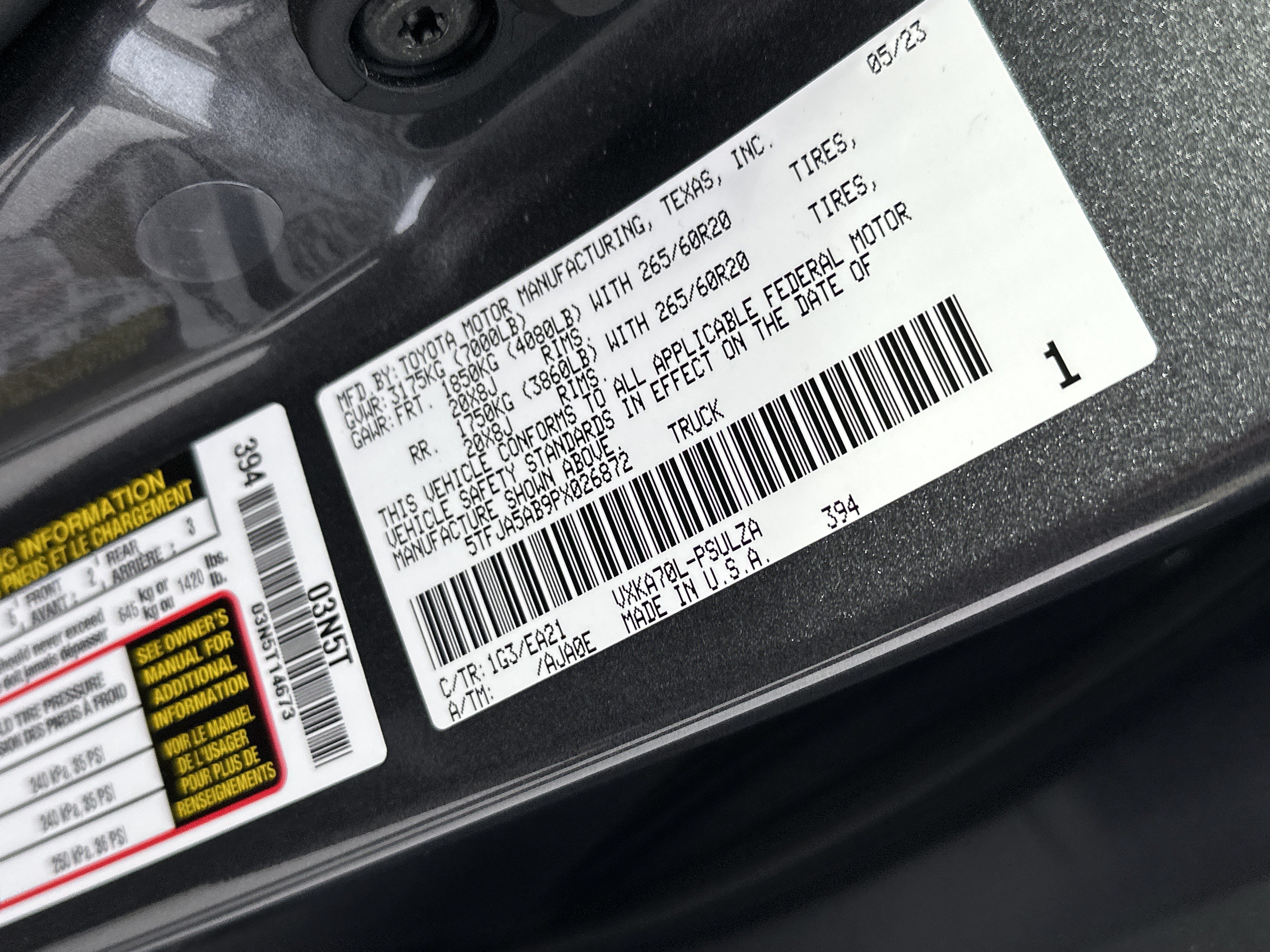 Used 2023 Toyota Tundra Limited w/ Power Package RWD image 35