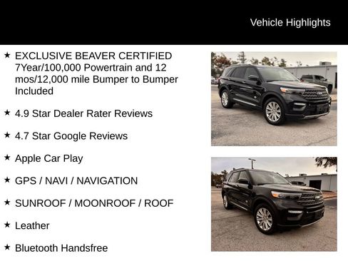 Used 2021 Ford Explorer King Ranch w/ Premium Technology Package image 6