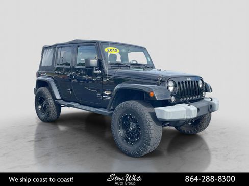 Used 2015 Jeep Wrangler Unlimited Sahara w/ Connectivity Group AWD/4WD image 1