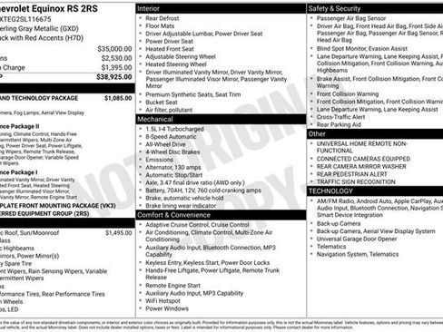 Used 2025 Chevrolet Equinox RS w/ Safety and Technology Package AWD/4WD image 32