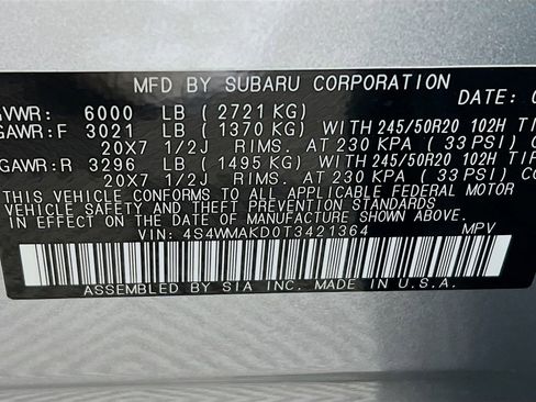 New 2026 Subaru Ascent Touring AWD/4WD image 23