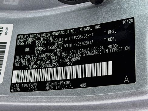 Certified 2021 Toyota Sienna XLE w/ XLE Plus Package FWD image 35