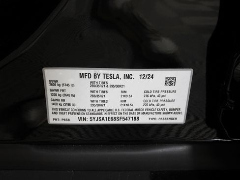 Used 2025 Tesla Model S Plaid AWD/4WD image 40