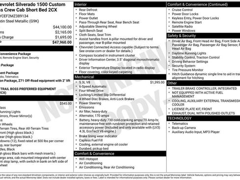 Used 2021 Chevrolet Silverado 1500 Custom Trail Boss image 7