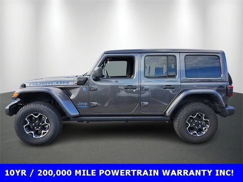 Used 2022 Jeep Wrangler Unlimited Rubicon 4xe w/ Cold Weather Group image 2