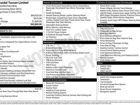 New 2026 Hyundai Tucson Limited AWD/4WD image 30