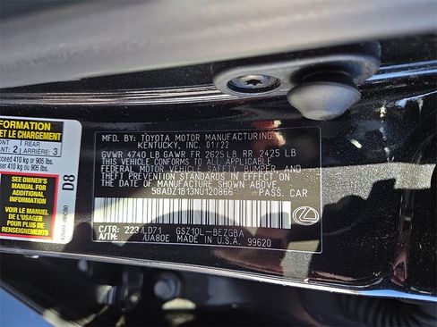 Used 2022 Lexus ES 350 350 image 27