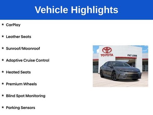 Certified 2025 Toyota Camry XLE FWD image 5