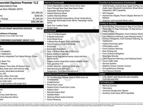 Certified 2022 Chevrolet Equinox Premier FWD image 34