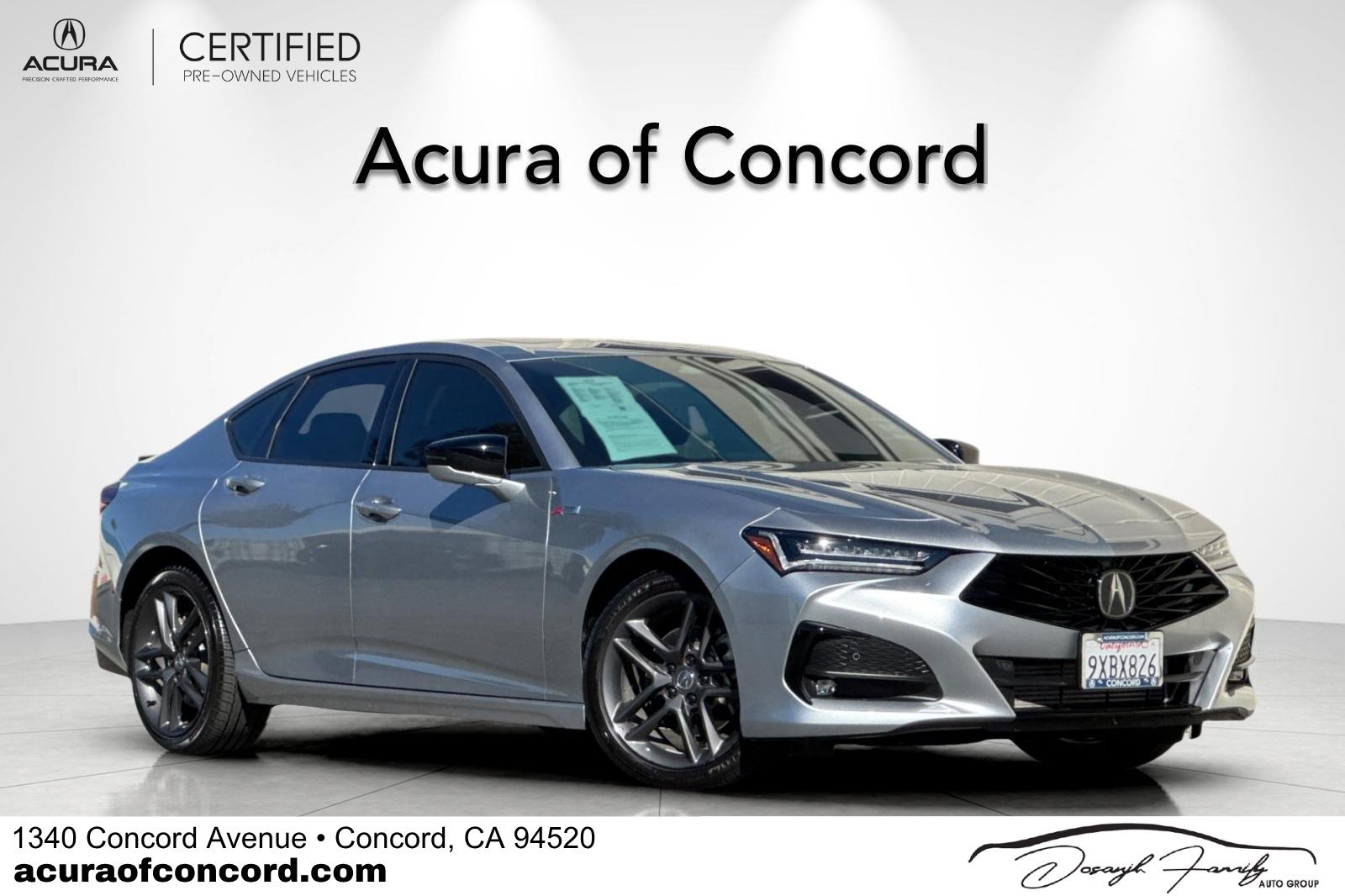 Certified 2025 Acura TLX w/ A-SPEC Package AWD/4WD image 1