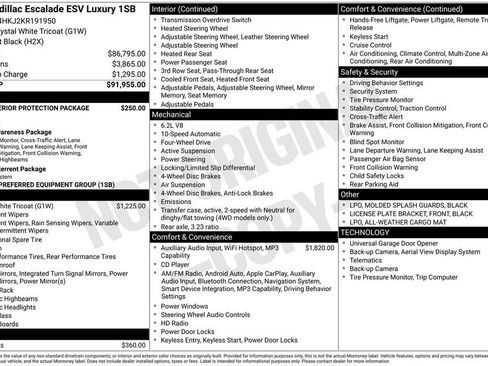 Used 2019 Cadillac Escalade ESV Luxury AWD/4WD image 5