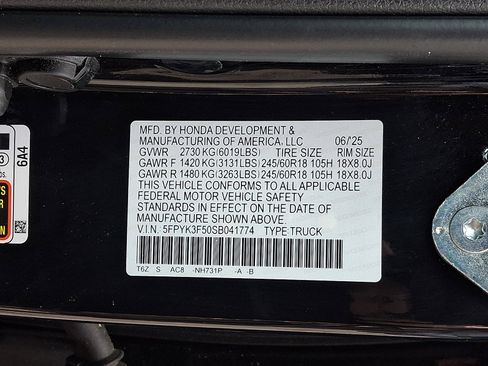 Used 2025 Honda Ridgeline RTL image 28