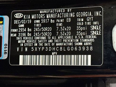 Used 2020 Kia Telluride EX w/ EX Premium Package AWD/4WD image 34
