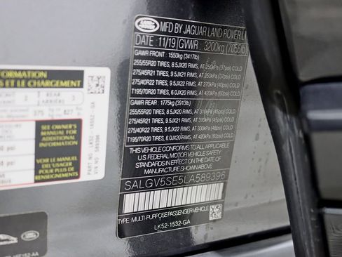 Used 2020 Land Rover Range Rover Long Wheelbase Autobiography AWD/4WD image 47