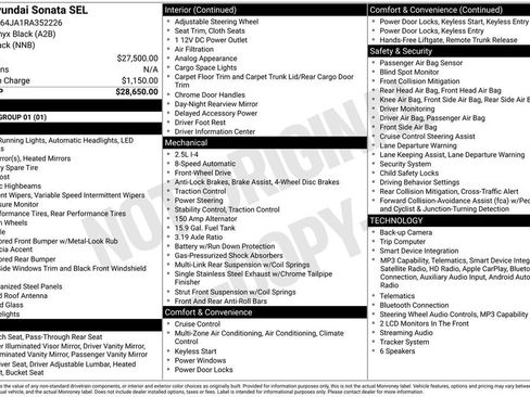Used 2024 Hyundai Sonata SEL FWD image 2
