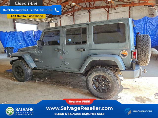 Used 2014 Jeep Wrangler Unlimited Sahara w/ Mopar Chrome Edition Group AWD/4WD image 3