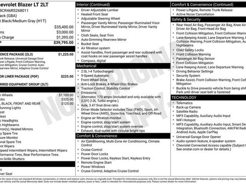 Used 2024 Chevrolet Blazer LT w/ Convenience Package FWD image 32