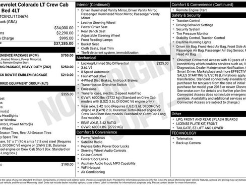 Used 2018 Chevrolet Colorado LT w/ LT Convenience Package image 3