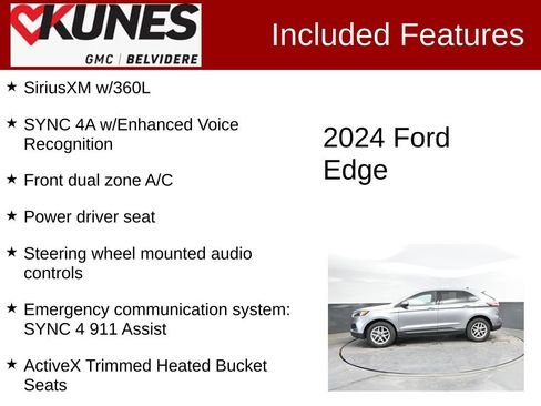 Used 2024 Ford Edge SEL AWD/4WD image 2