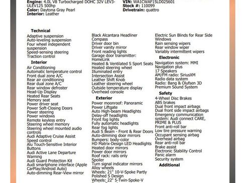 Used 2020 Audi SQ8 Prestige w/ Prestige Package image 32