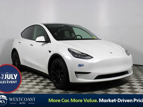 Used 2021 Tesla Model Y Long Range AWD/4WD image 1