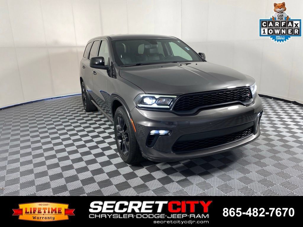 Used 2021 Dodge Durango GT w/ Blacktop Package RWD image 1