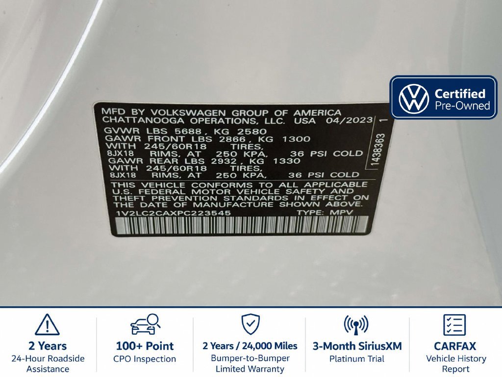 Used 2023 Volkswagen Atlas Cross Sport SE AWD/4WD image 26