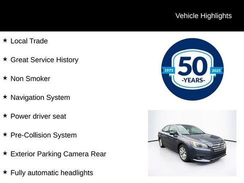 Used 2015 Subaru Legacy 2.5i Premium image 5