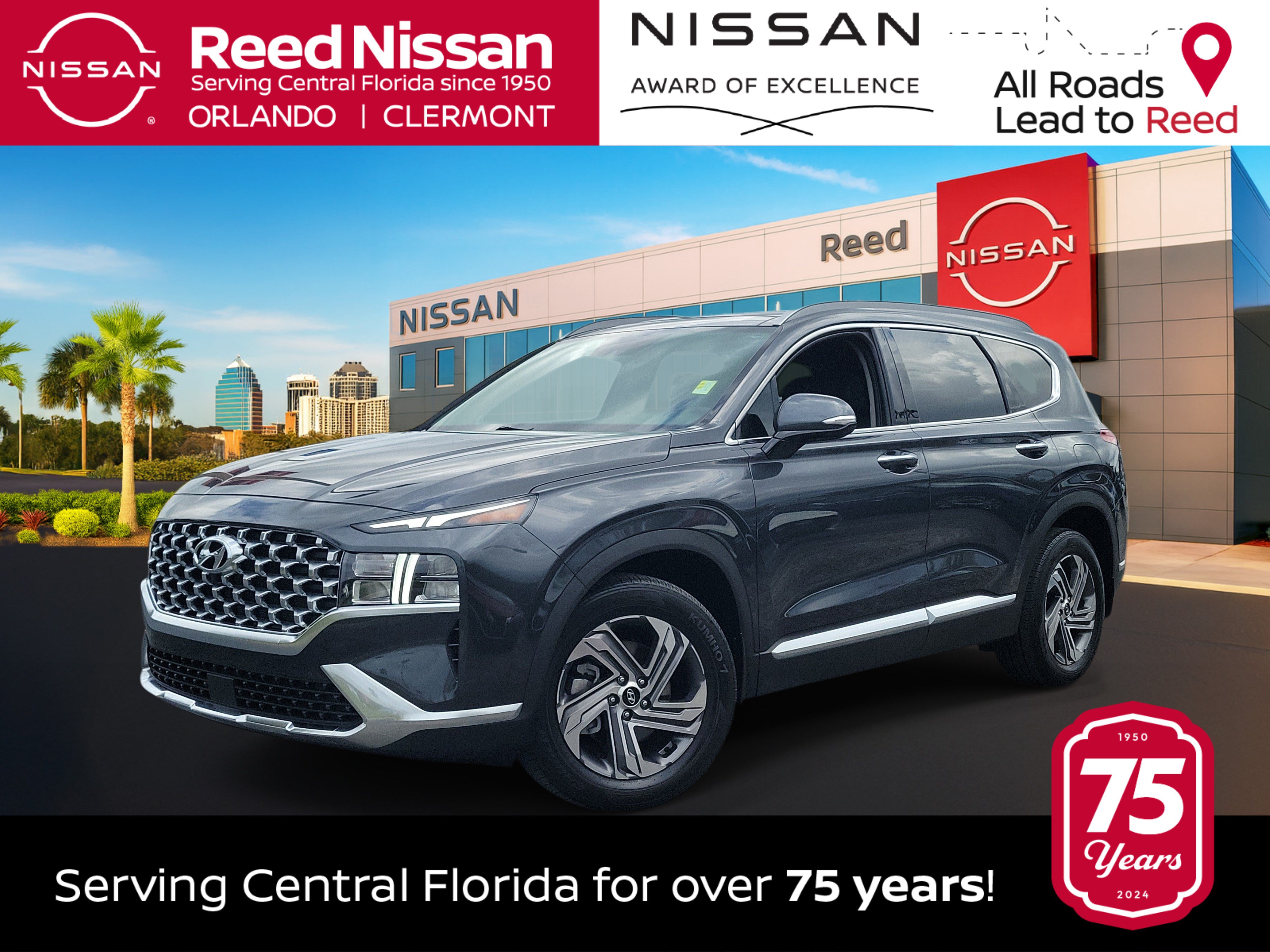 Used 2023 Hyundai Santa Fe SEL w/ Premium Package FWD image 1