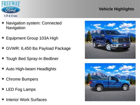 Used 2024 Ford F150 XL w/ Equipment Group 103A High AWD/4WD image 2