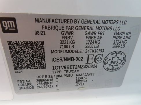 Used 2021 GMC Sierra 1500 SLE image 65