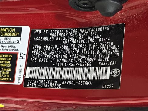 Used 2014 Toyota Camry XLE image 34