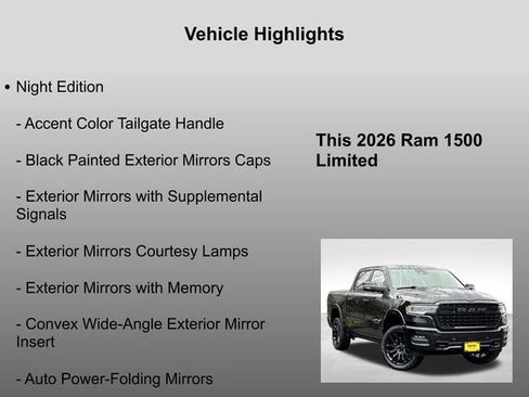 New 2026 RAM 1500 Limited AWD/4WD image 36