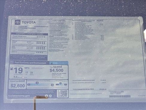 New 2026 Toyota Tundra Platinum image 17