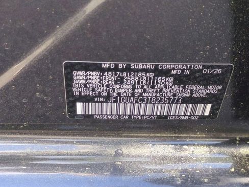 New 2026 Subaru Impreza 2.0i Sport image 39